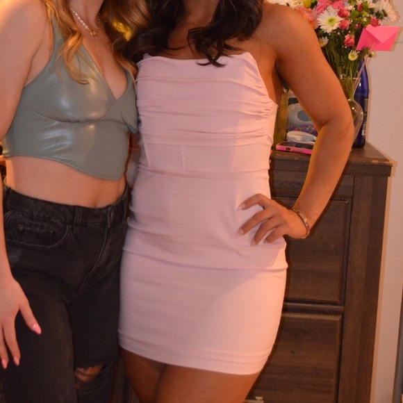 BLUE BLUSH - Pink Corset Dress - Picture 4 of 4